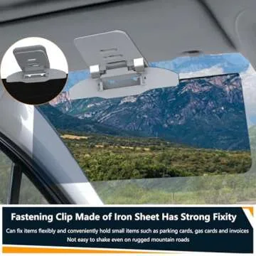 Polarized Sun Visor Extender for Safe, Comfortable Driving