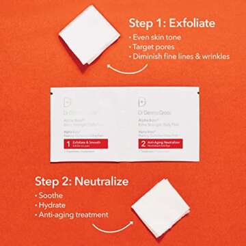 Dr Dennis Gross Alpha Beta Daily Essentials Mini Kit (Extra Strength) | 3 Step Routine For Clear, Smooth, and Radiant Skin | $122 Value