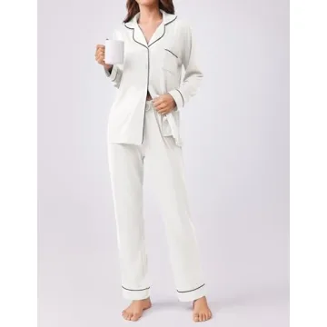 Ekouaer Pajamas Set Soft & Stylish for Cozy Nights