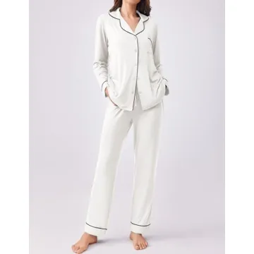 Ekouaer Pajamas Set Soft & Stylish for Cozy Nights