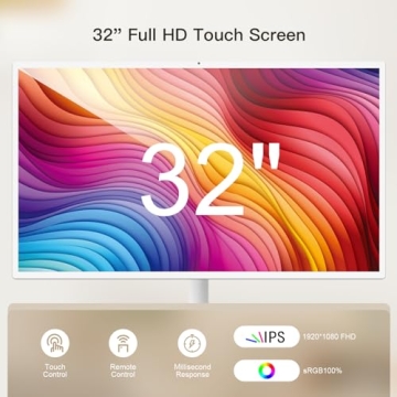Fiteye 32-Inch Portable Touch Screen TV - Versatile & Mobile