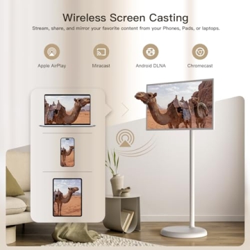 Fiteye 32-Inch Portable Touch Screen TV - Versatile & Mobile