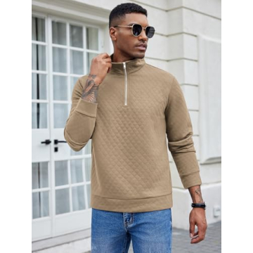 Shop Men's 1/4 Zip Pullover for Comfort and Style