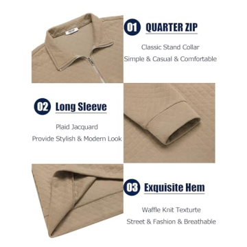 Shop Men's 1/4 Zip Pullover for Comfort and Style