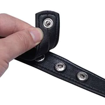 Stylish Adjustable Faux Leather Chest Harness for Men