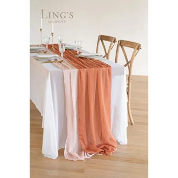Ling's Moment Silky Table Runners for Sophisticated Events