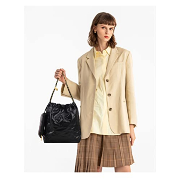 Dboar Quilted Tote Bag - Luxury Hobo Shoulder Bag for Women