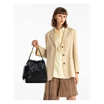 Dboar Quilted Tote Bag - Luxury Hobo Shoulder Bag for Women