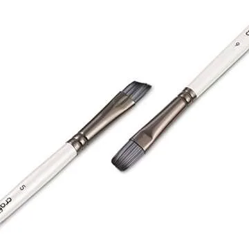 Craftamo Paint Brush Set. 10 Professional Paint Brushes for Artists. Use as Watercolor Brushes, Acrylic Paint Brushes, Oil Paint Brushes and Face Paint Brushes.