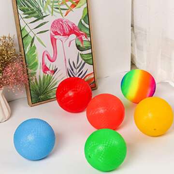 Ogrmar Playground Balls - 6PCS Dodgeballs with Pump for Active Play