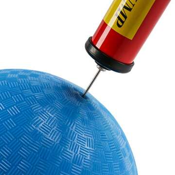 Ogrmar 6PCS Playground Balls with Pump for Outdoor Fun