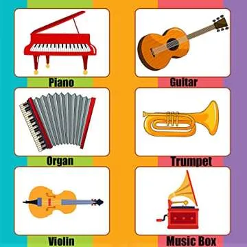 Bluejay Baby Piano Mat, Musical Keyboard Learning Toys with 26 Letters, Electronic Music Animal Touch Play Mat Toddler Toys Gifts for Boys and Girls 1 2 3 Year Old