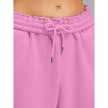 AUTOMET Sweatsuits for Women Set 2 Piece Outfits Oversized Sweatshirt Fall Outfits 2025 Lounge Sets Pullover Casual Trendy Y2k Clothing Sweatpants with Pockets Pink M