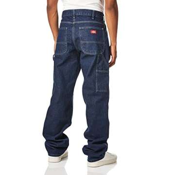 Dickies Men's Relaxed Fit Carpenter Jeans – Durable & Stylish Workwear