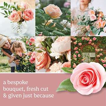 Yankee Candle Fresh Cut Roses Scented, Premium 22oz Single Wick Candle, Over 110 Hours of Long-Lasti...