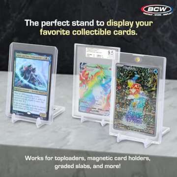 BCW Card Display Stands - 20 ct for All Card Types