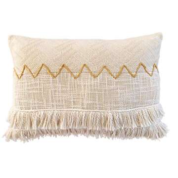 Eight Owls Boho Pillow Cover – Decorative 14" x 20" Accent