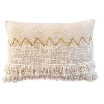 Eight Owls Boho Pillow Cover – Decorative 14" x 20" Accent