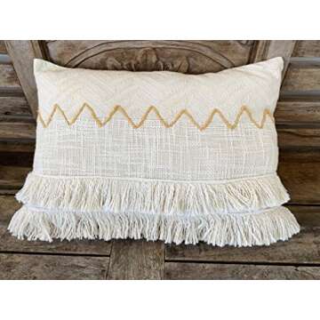 Eight Owls Boho Pillow Cover – Decorative 14" x 20" Accent