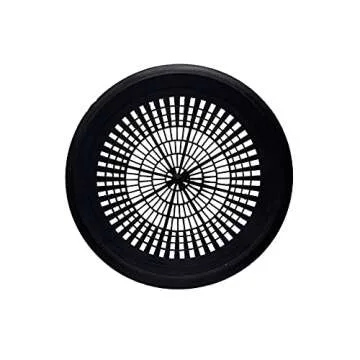 Hydro Crunch D94001114-24PC 6" (Diameter) Mesh Pot Set (24-Pack), 6-inch, Black