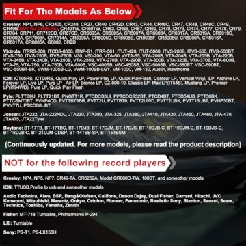 Jiomrzo 6 Pack Vinyl Record Player Needle Replacement - Exceptional Sound & Easy Install