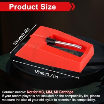 Upgrade Your Turntable with Jiomrzo 6 Pack Needle Replacement