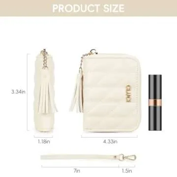 CLUCI Small Quilted Wallet for Women with RFID Protection