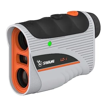 IZZO Golf Swami Laser Rangefinder with Slope, Pin Lock & Club Suggestion, 800 Yards Range, Soft Shel...