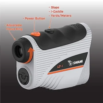 IZZO Golf Swami Laser Rangefinder, 800 Yards with Slope