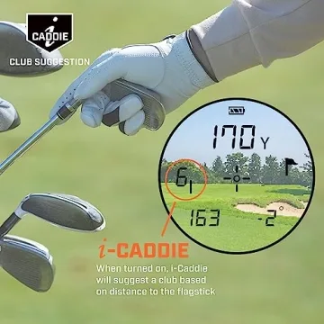 IZZO Golf Swami Laser Rangefinder, 800 Yards with Slope