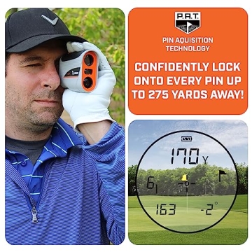 IZZO Golf Swami Laser Rangefinder, 800 Yards with Slope