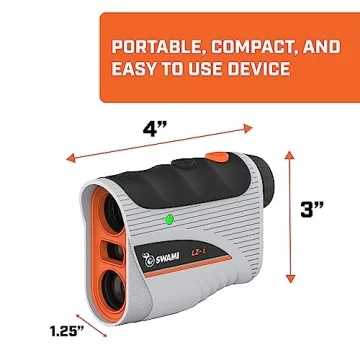 IZZO Golf Swami Laser Rangefinder, 800 Yards with Slope