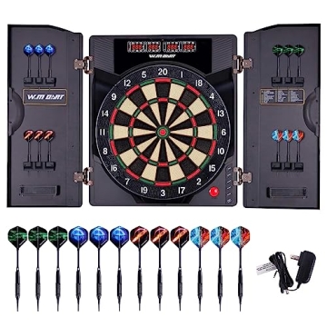 Top Electronic Dart Board with LED Display for Family Fun