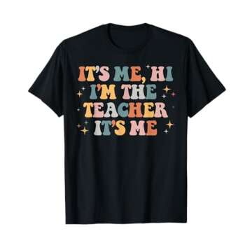 Groovy It's Me Hi I'm The Teacher It’s Me Back To School Gifts T-Shirt