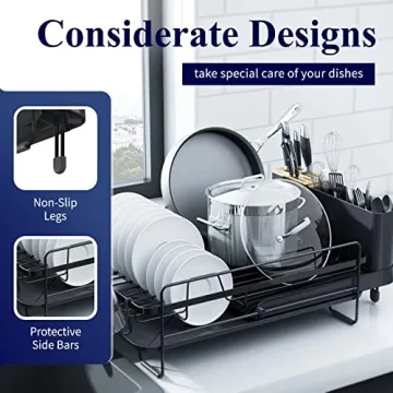 Expandable Kitsure Dish Drying Rack for Kitchen