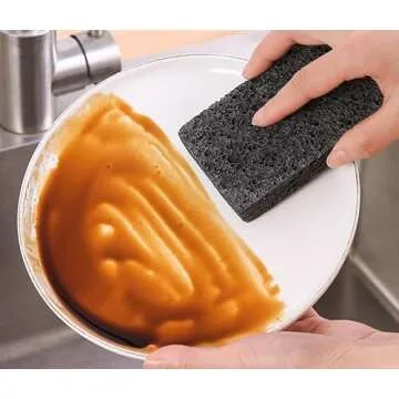 Spunspon 12-Pack Non-Scratch Scrub Sponges for Kitchen Cleaning