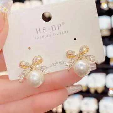 Stunning Bow Earrings for Women - Dainty and Stylish Jewelry