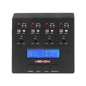 Venom Racing 0696 Pro Quad Micro AC/DC Battery Charger