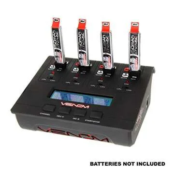 Venom Racing 0696 Pro Quad Micro AC/DC Battery Charger