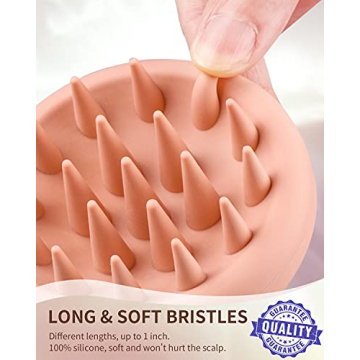 BEAUTLOHAS Silicone Scalp Massager for Hair Growth & Dandruff