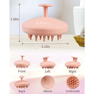BEAUTLOHAS Silicone Scalp Massager for Hair Growth & Dandruff