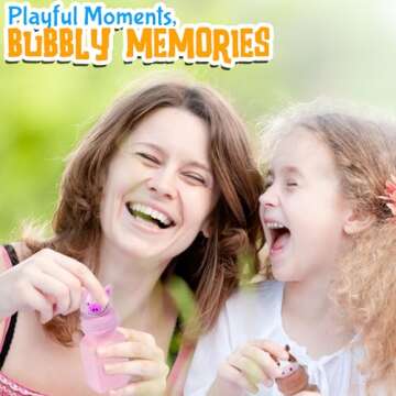 Fun Express Barnyard Bubble Bottles (Set of 12) Farm Animal Designs Include Horse, Sheep, Pig and Cow - VBS Vacation Bible School Supplies/Decor