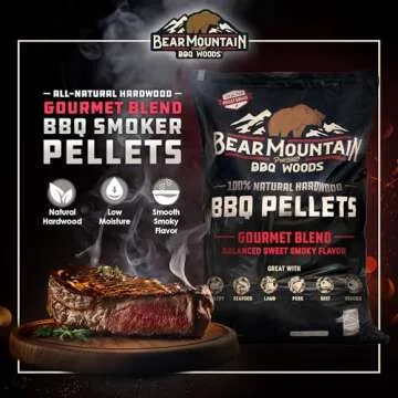 Bear Mountain Gourmet Wood Pellets for All Grills