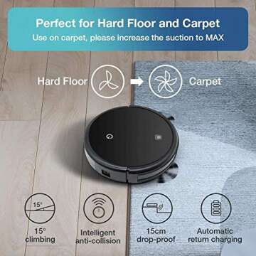 Yeedi K600 Robotic Vacuum Cleaner for Easy Home Cleaning