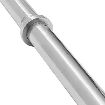 Philosophy Gym 7 FT Standard Weightlifting Barbell with Gripping Comfort