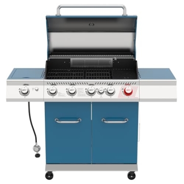Royal Gourmet 5-Burner Gas Grill -64,000 BTUs Power and 738 Sq. In.