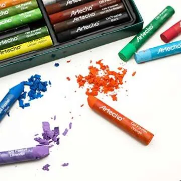 Artecho Oil Pastels Set of 48 Colors for Artists and Students