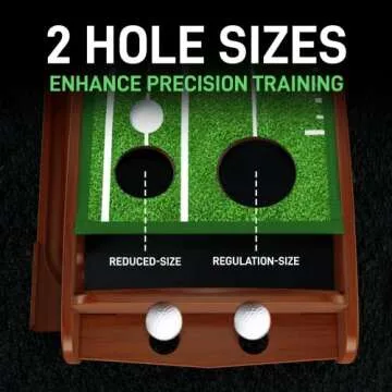 Indoor Golf Putting Mat with Alignment Mirror - Perfect Gift