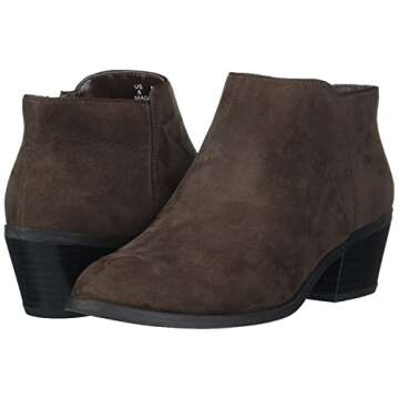 Stylish Amazon Essentials Women's Ankle Boot in Dark Brown