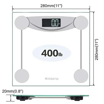 Malama Digital Body Weight Scale with High Precision Sensors